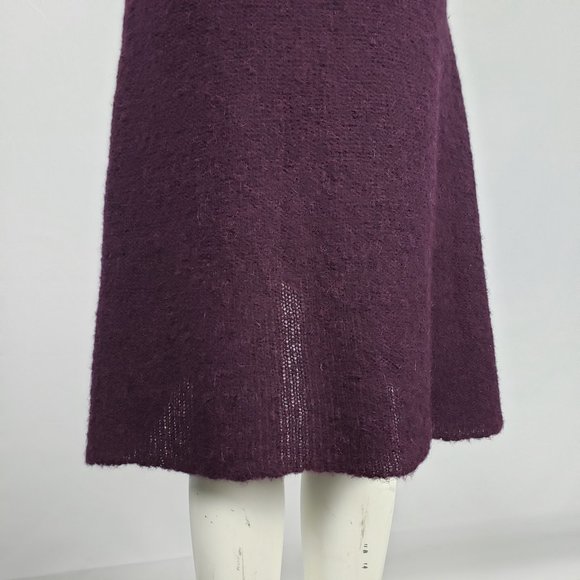 Stella Carakasi Purple Alpaca Knit Dress Size M - Picture 3 of 10